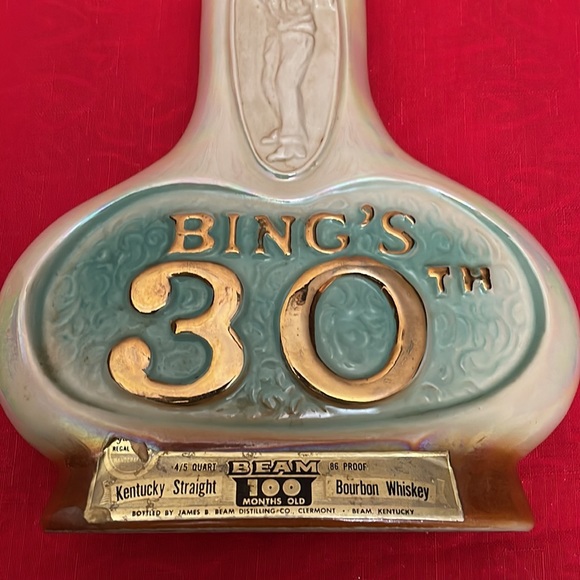 Jim Beam ( EMPTY) Decanter. Bing Crosby. The 30th BING - Picture 2 of 9